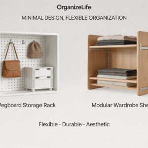 Modular Bamboo Drawer Divider Set - Adjustable Kitchen and Office Organizer