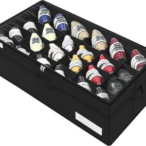 24-Pair Clear Shoe Storage Organizer – Luvhomee Foldable Closet Box