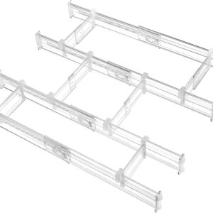 OrganizeHub Adjustable Kitchen Utensil Drawer Insert